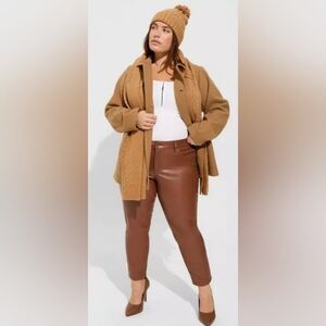 Torrid Perfect Skinny Faux Leather Mid Rise Pant Size,24,26 & 28 Regular NWT